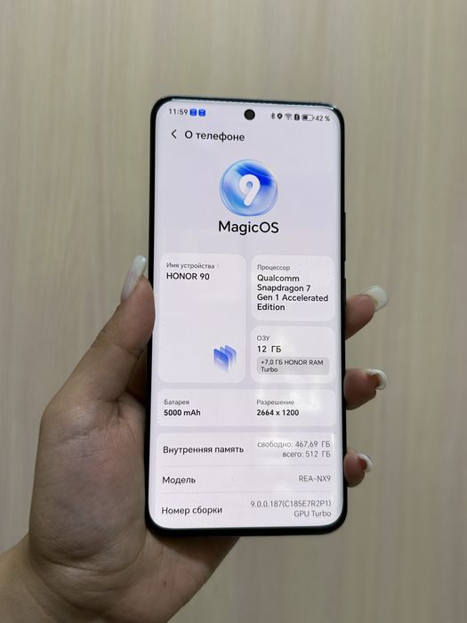 Honor 90 512gb {{Almaty}} 034185