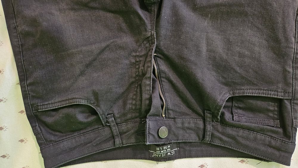 Светли вталени младежки дънки