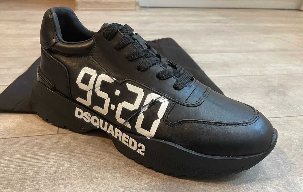 Мъжки обувки от естествена кожа DSQUARED2 D2 43 номер