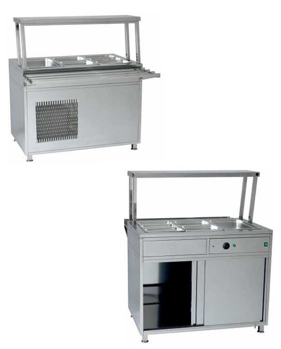 Холодильный стол 3-х рядный для линии раздачи