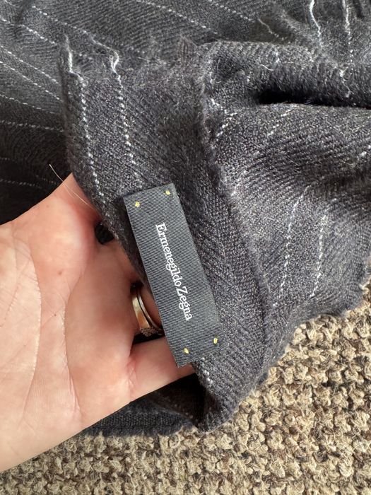 Esarfa/fular Ermenegildo Zegna, unisex, casmir.