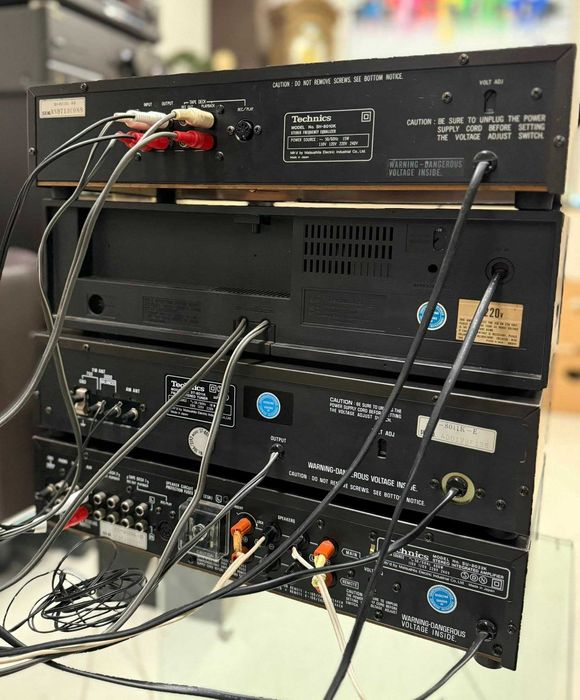 Ретро аудио сет - TECHNICS - усилвател, тунер, дек + опция еквалайзер