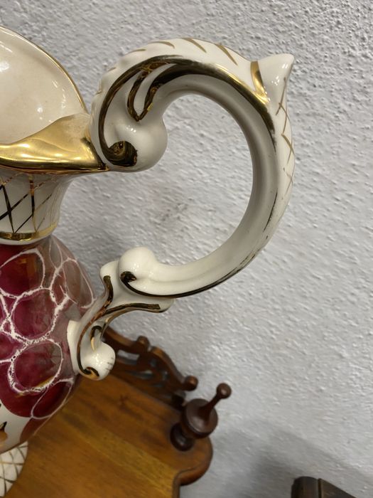 Порцеланова кана HB Belgium с Watteau сцена 1950–1960 г.