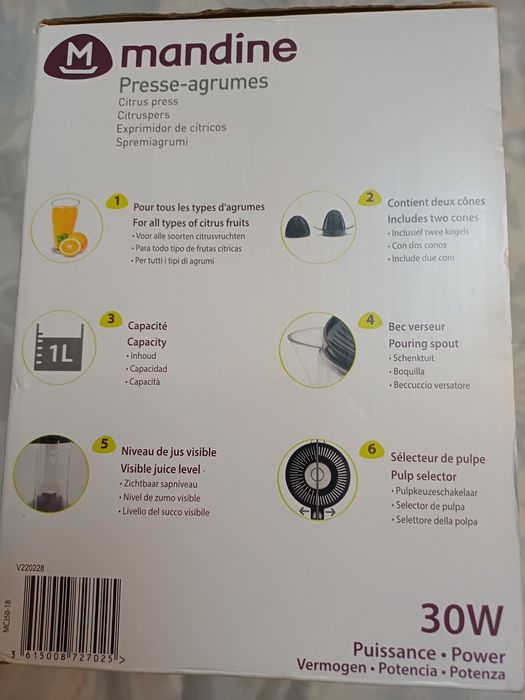 Storcator citrice Mandine