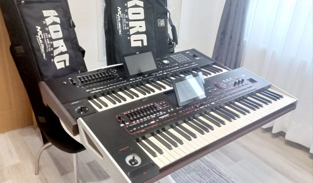 Vând korg pa 4x.2000 euro . Pa 5x 3000 euro.  Aduse azi din italia.impecabile ofer huse și set 2026. Nu schimb.pretu este în anunț la fiecare korg.