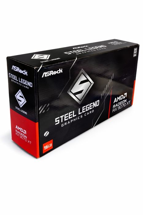 ASROCK Placa video ASRock AMD Radeon RX 9070 XT Steel Legend, 16GB, GD