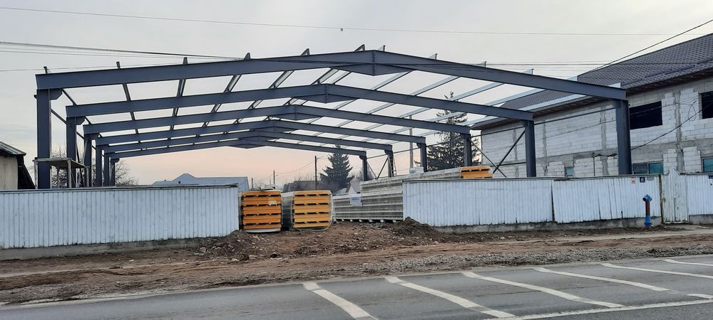 Vand hala metalică asigurăm și montaj lucrăm fără avans