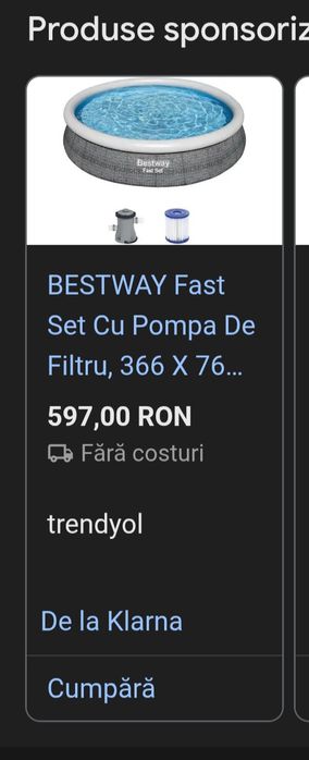 Piscina bestway gonflabila cu filtru