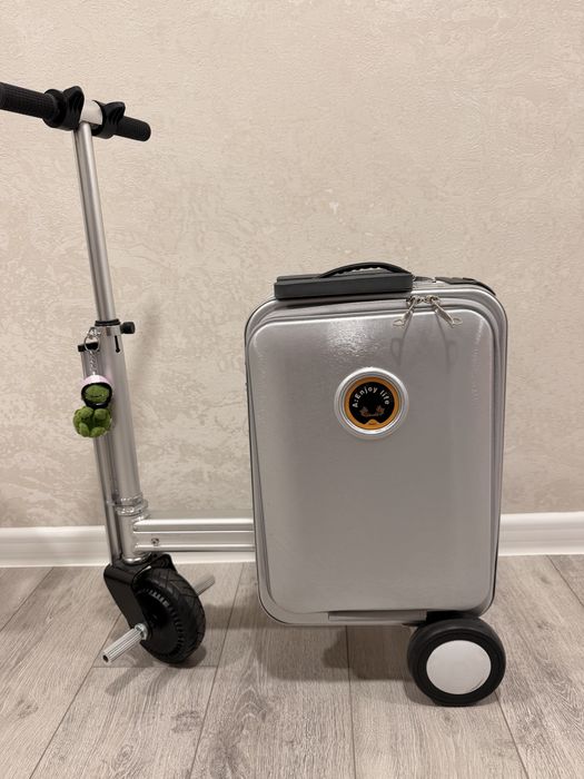 Чемодан электро самокат детский