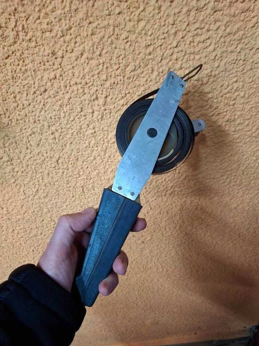 Българска геодезическа ролетка от соца, 10 м, 1972 г.