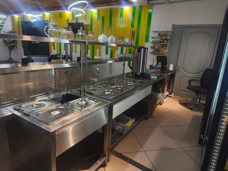 Линия раздачи для столовой/кафе