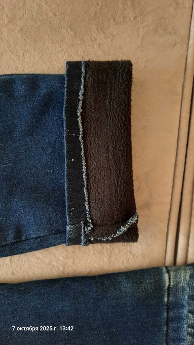 Джинсы с начесом