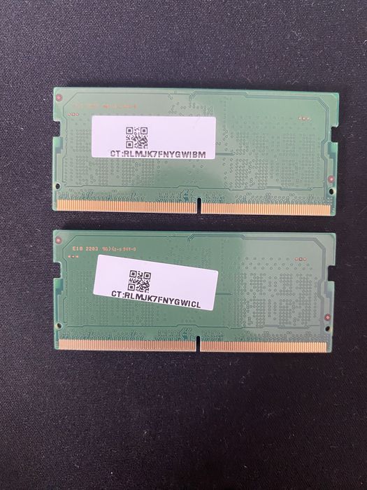 SODIMM, 2 x 8Gb, DDR5, 4800MHz