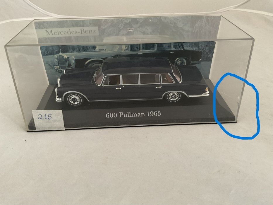 Колекционерски модели Mercedes-Benz 1:43 (SSK, 180D, Pullman, CLS) – метал