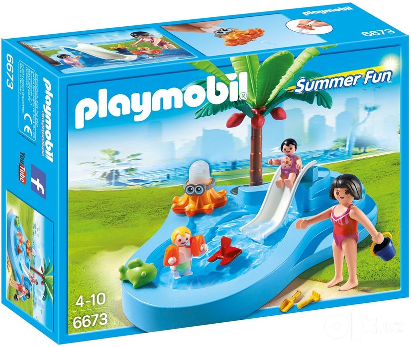 Playmobil 6673 Детский бассейн с горкой