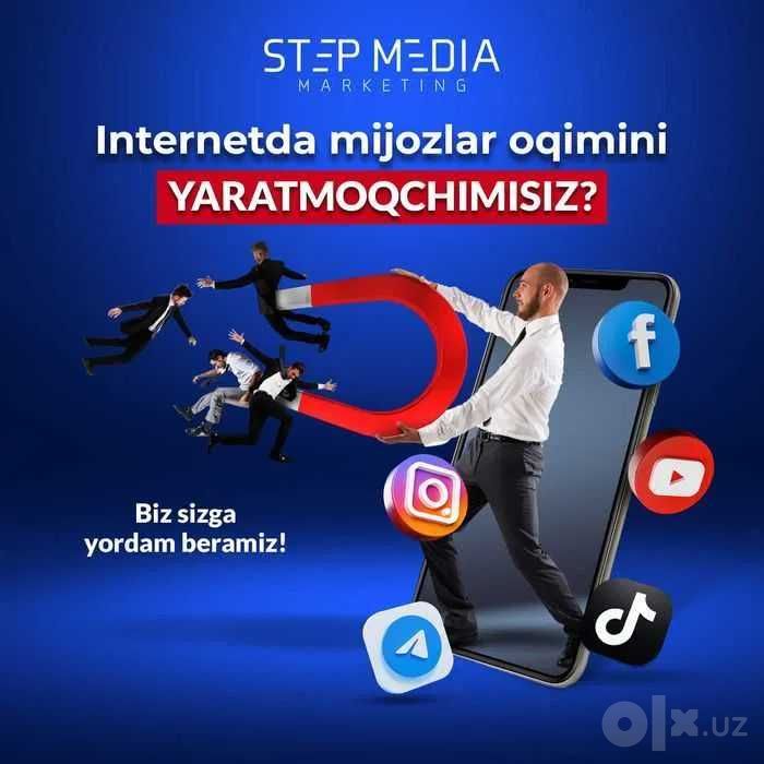 SMM xizmati | OLX orqali savdoni 2-3x oshirish | reklama | marketolog