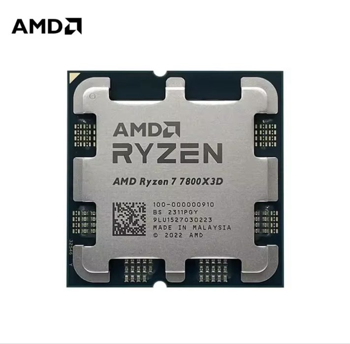 Чисто нов AMD Ryzen 7 7800X3D AM5 BOX – Фабрично запечатан