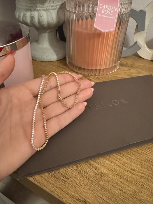 Vand colier tenis Teilor aur galben 14 k