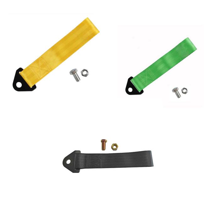 Колан за теглене 1107 - зелен, жълт, черен