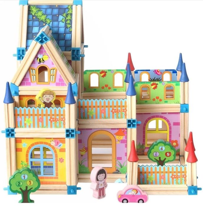 Деревянный конструктор Замок