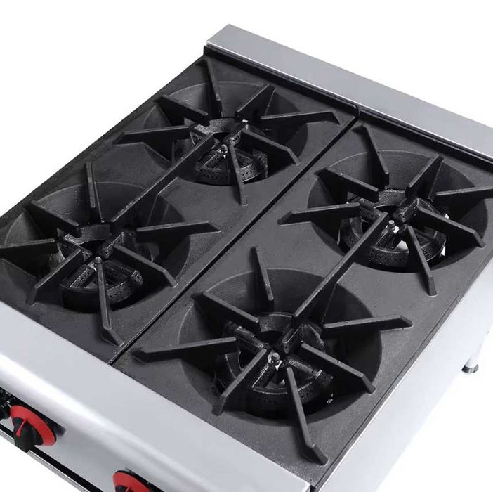 Aragaz Profesional De Banc 4 Arzatoare GPL Inox 610x770x375 Gratuit Transport NOU