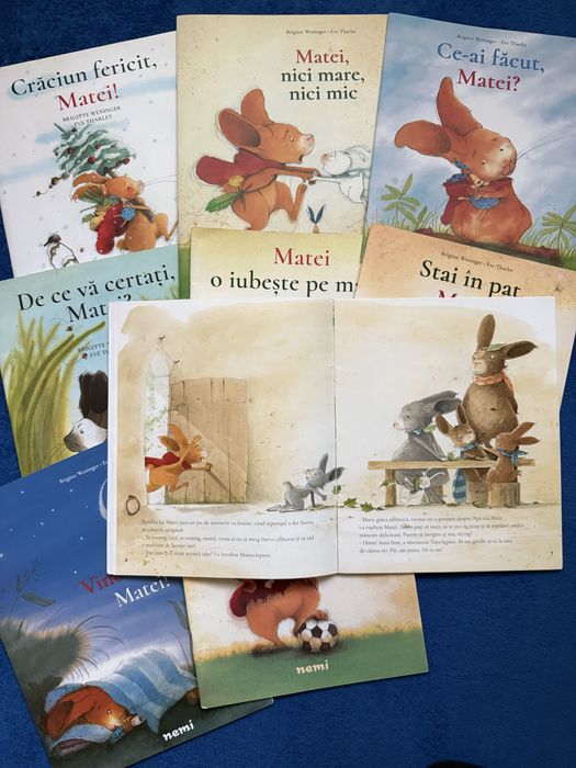 Set 9 carti ilustrate Matei