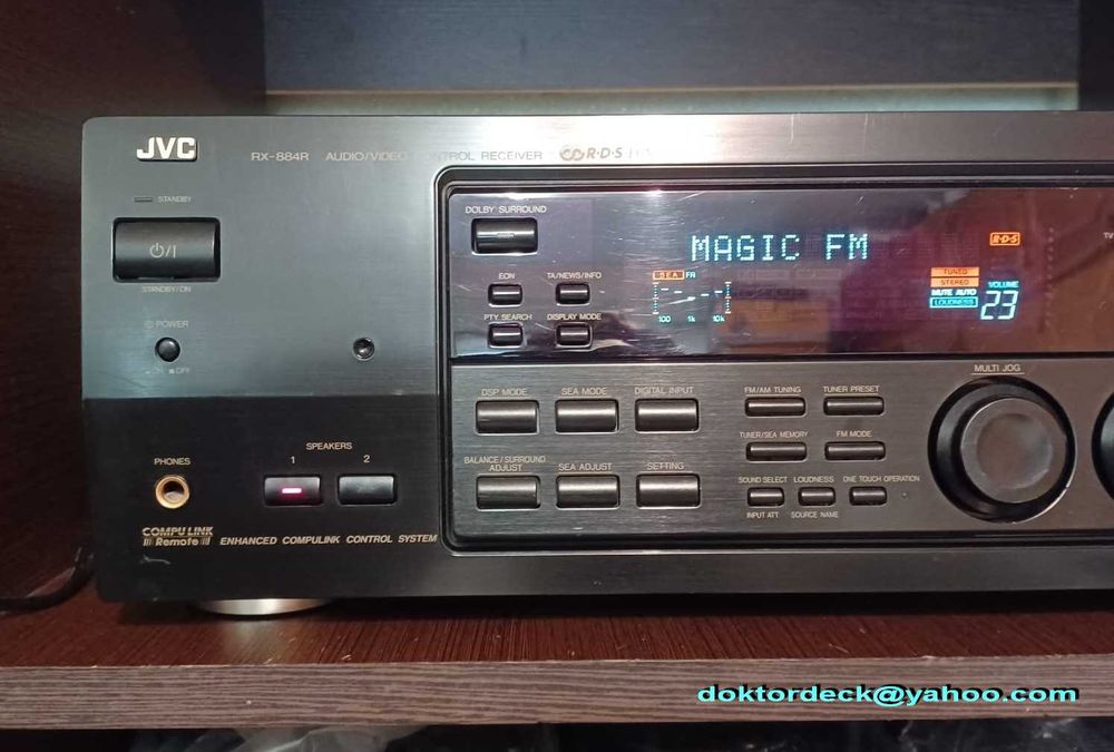 receiver JVC RX-884RBX cu tel. originala