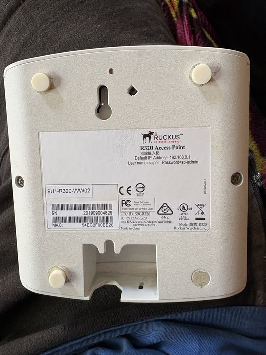 Ruckus 310 si 320