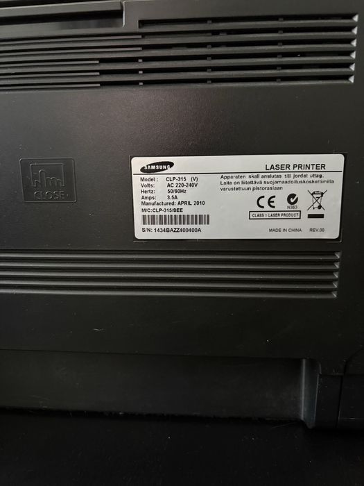 Imprimanta laser color Samsung CLP315