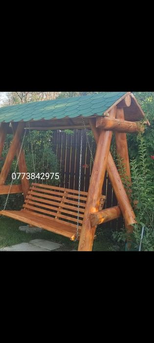 Mobilier rustic, leagane gradina