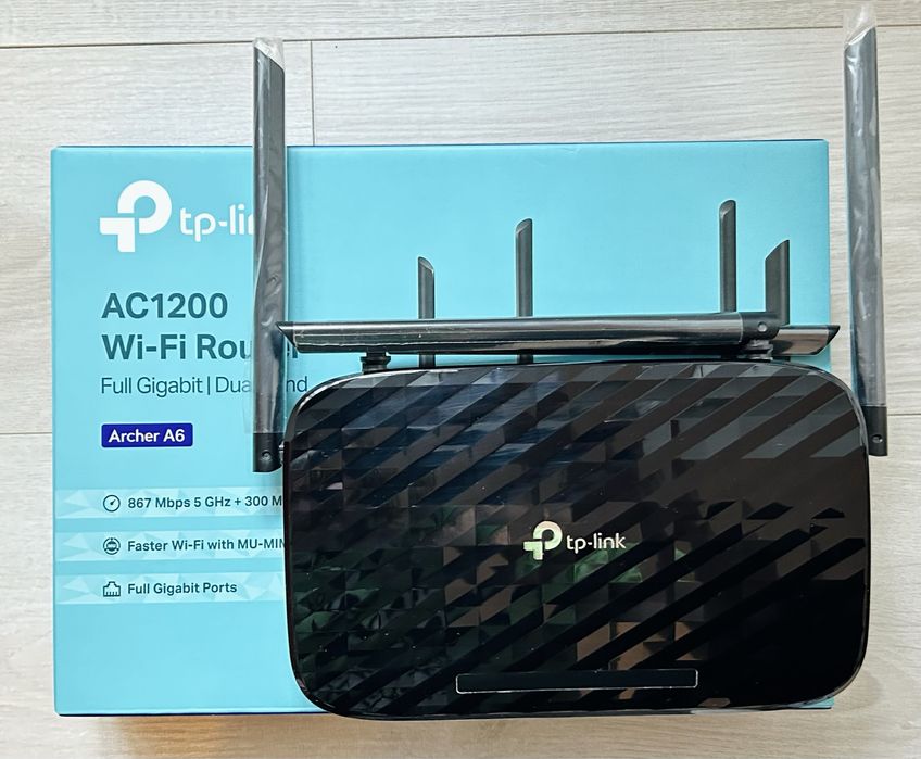 Router TP-LINK AC1200 Archer A6, dual band Wi-Fi