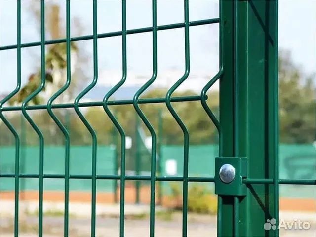 Сетка 3d забор, опоры, калитки
