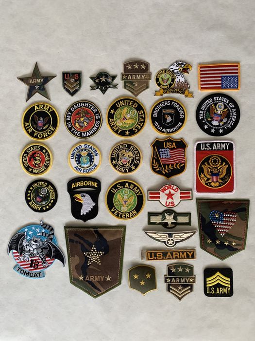 Insemne militare textile noi ,aplicabile la cald