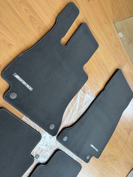 Set Covorase Noi velour originale Mercedes Benz CLS W257 model 2018-2024 Mercedes E class W213 2016+