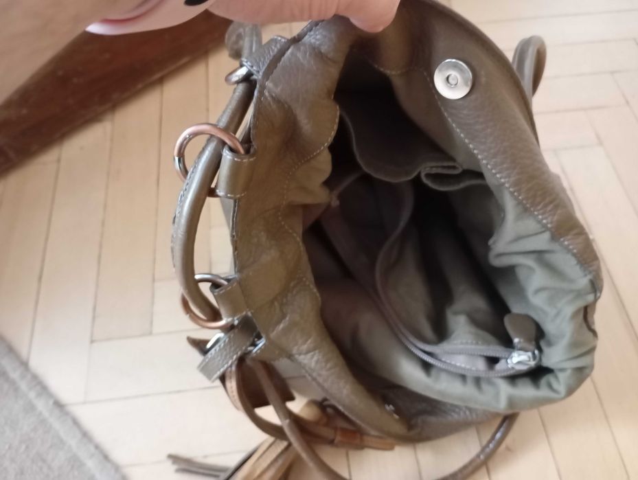 Кожена чанта Chloé