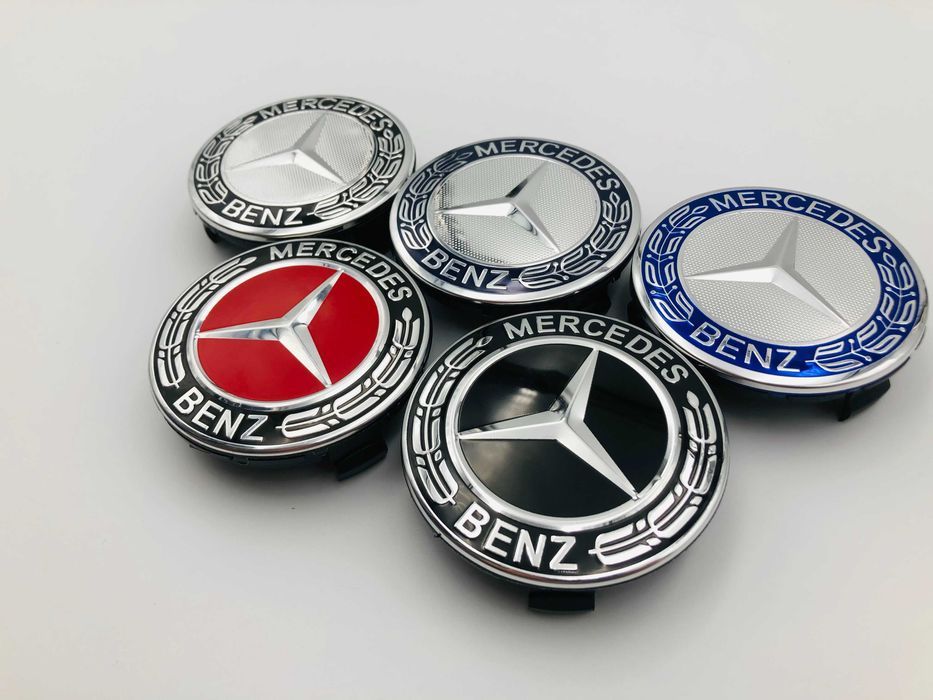 Capace Janta Compatibile Mercedes 72 mm lauri negru