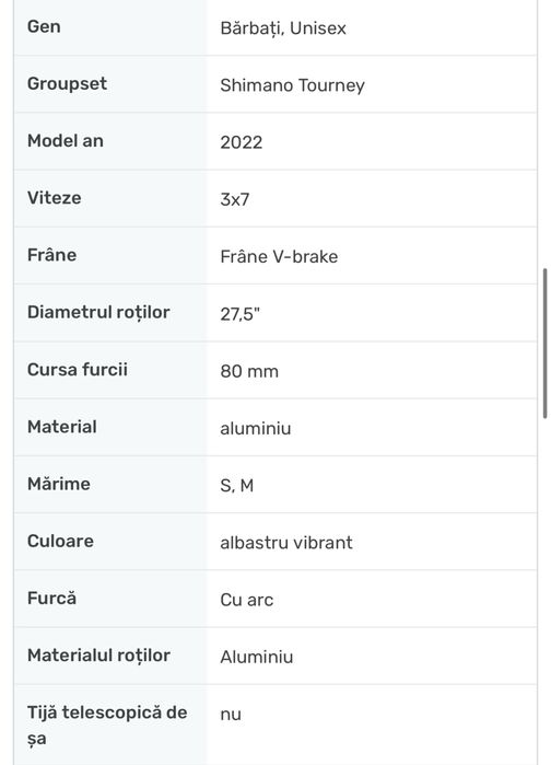 Bicicleta Giant ATX L 27.5