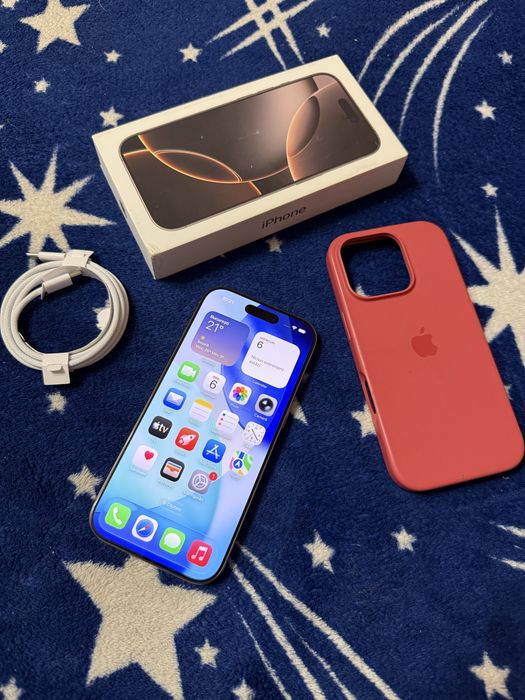 iPhone 16 Pro Desert Titanium 128Gb 96% Garantie
