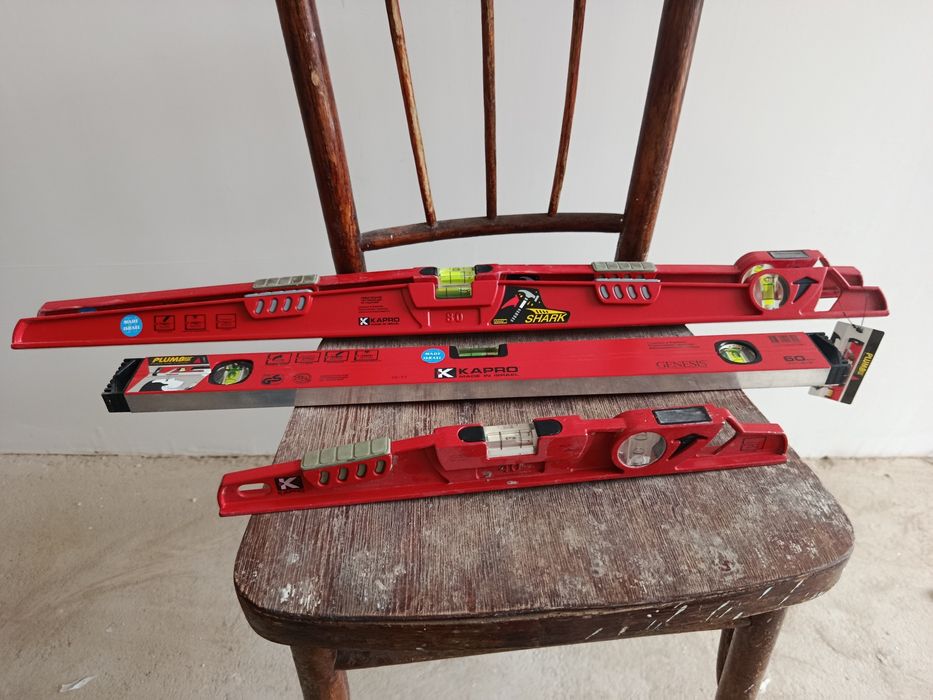 Набор профессиональных водяных уровней Kapro (Shark и Genesis)