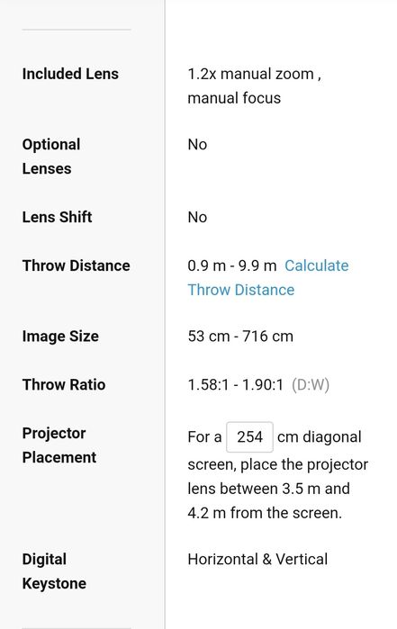 Video proiector ThemeScene HD70