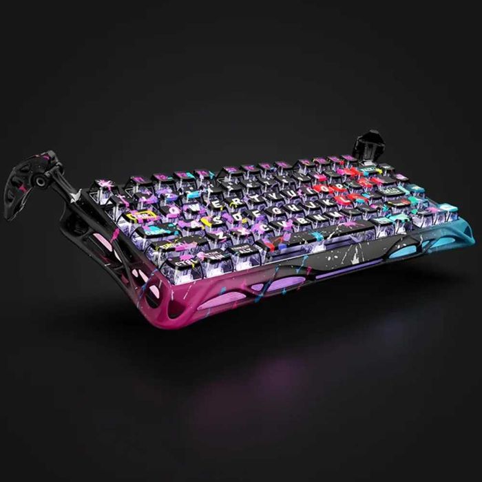 ; Клавиатура Gravastar Mercury V75 Pro (Neon Graffiti) Magnetic Switch