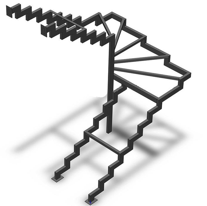 Лестницы из металла