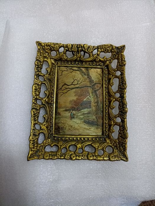 Продам картину. Италия. Шелкография печать в бронзовой рамке.