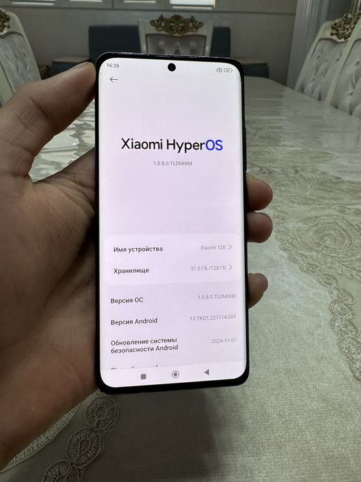 Xiaomi 12x 8/128gb