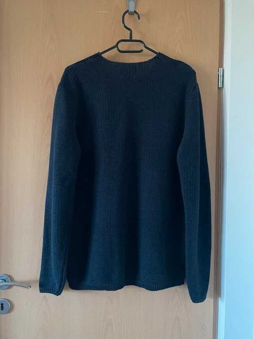 Pulover tricotat bleumarin Jack & Jones