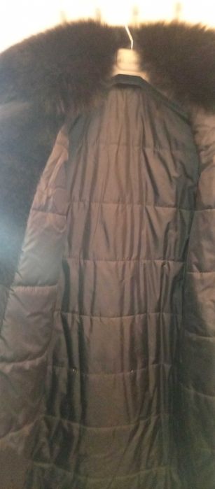 Шуба из натурального мутона