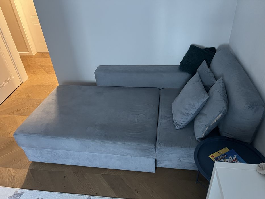 Divan extensibil albastru