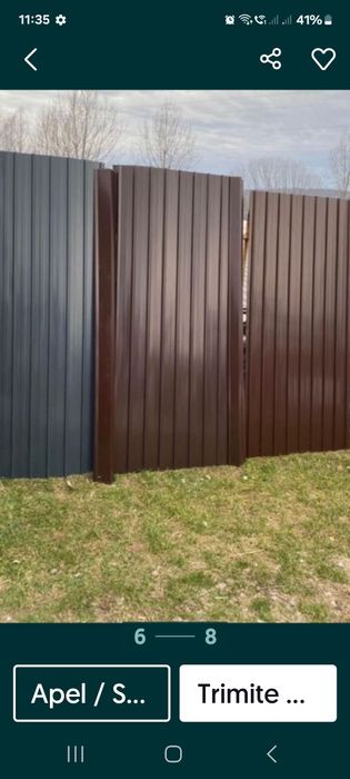 Tablă acoperiș și gard