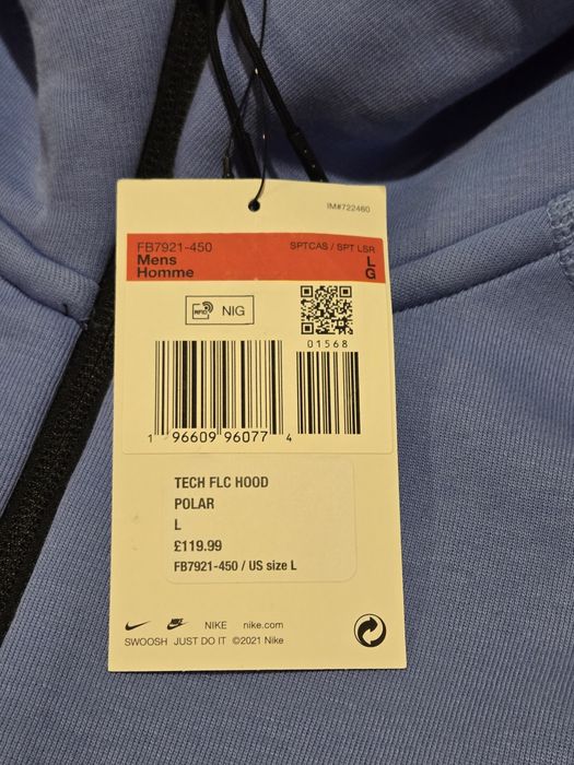 Hanorac  barbati Nike tech Fleece L