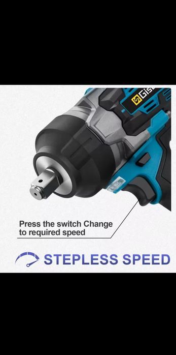 Гайковерт GISAM 2800 Nm, Безчетков мотор!